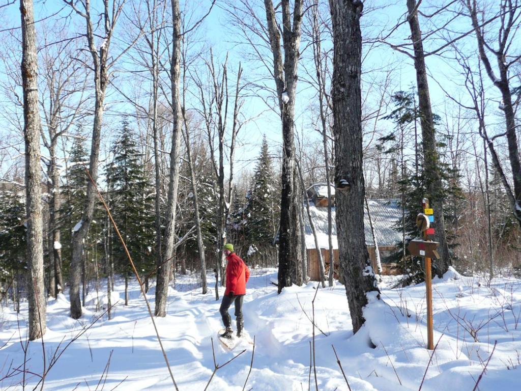 Kan-A-Mouche Pourvoirie Auberge Et Chalets Saint-Michel Exteriör bild